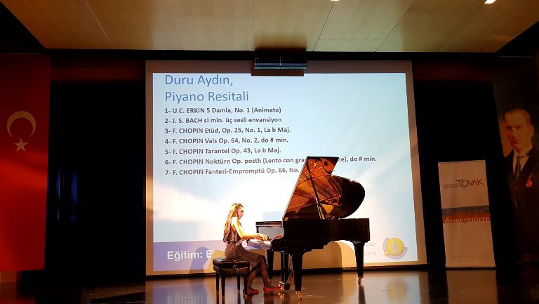 TOVAK Chopin Uluslararası Akademisi  “Chopin Türkiye’de” Projesi Kapsamında Bir Piyano Resitali Düzenledi