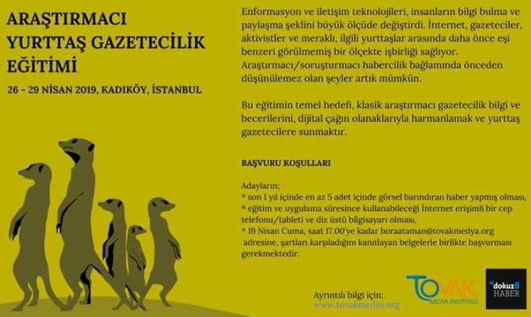 Araştırmacı Yurttaş Gazetecilik Eğitimi