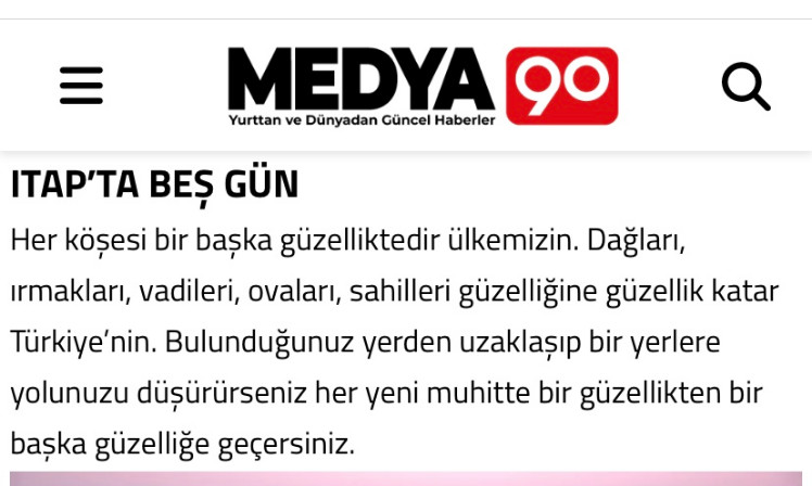 Prof. Dr. Mustafa Böyukata / ITAP’ta beş gün