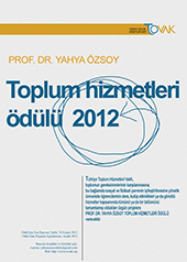 2012 Prof. Dr. Yahya Özsoy Toplum Hizmetleri Ödülü